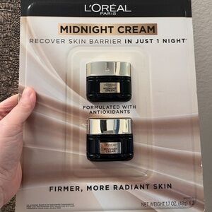 2 L'Oreal Paris Midnight Cream - 1.7 fl oz Each*2